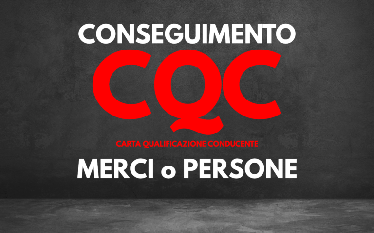 Iscriviti al corso CQC in partenza!